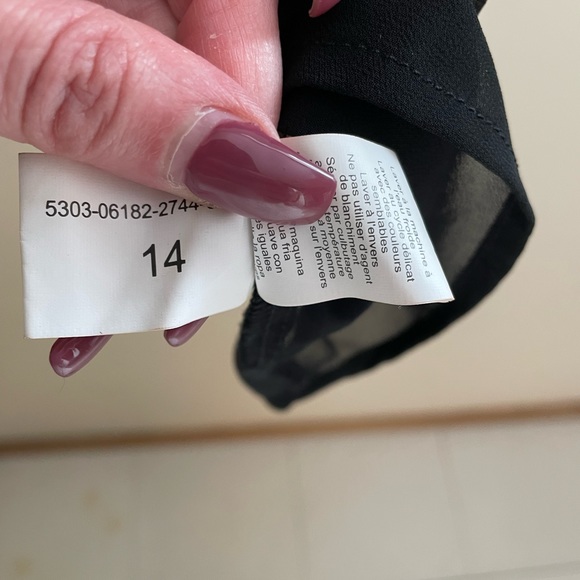 No Tag, Western Style Sheer Gold Details Tank Top, Size L - Picture 7 of 8